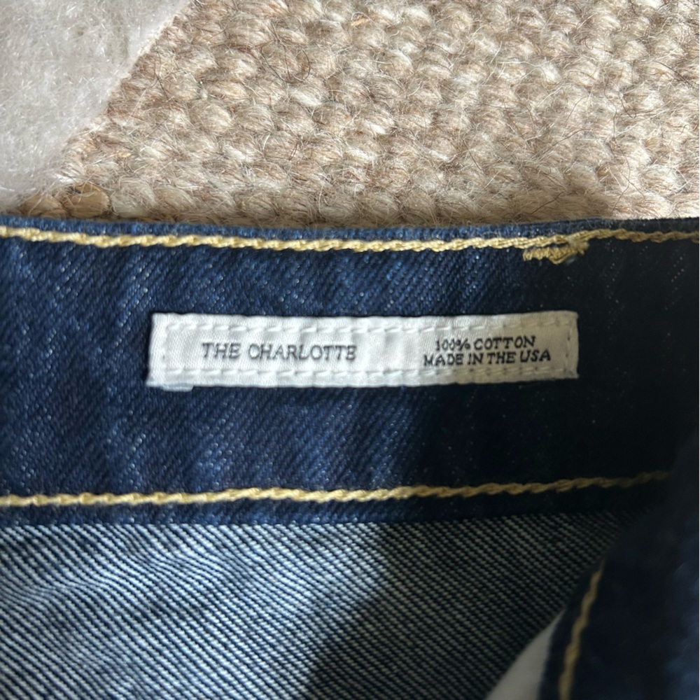 🦋 Eve denim charlotte ultra high rise wide leg jeans size 24 - Picture 12 of 13